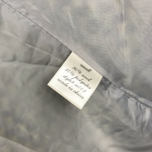 Buttons Yellow Gray Wool Blend Coat Jacket Small - Picture 7 of 8